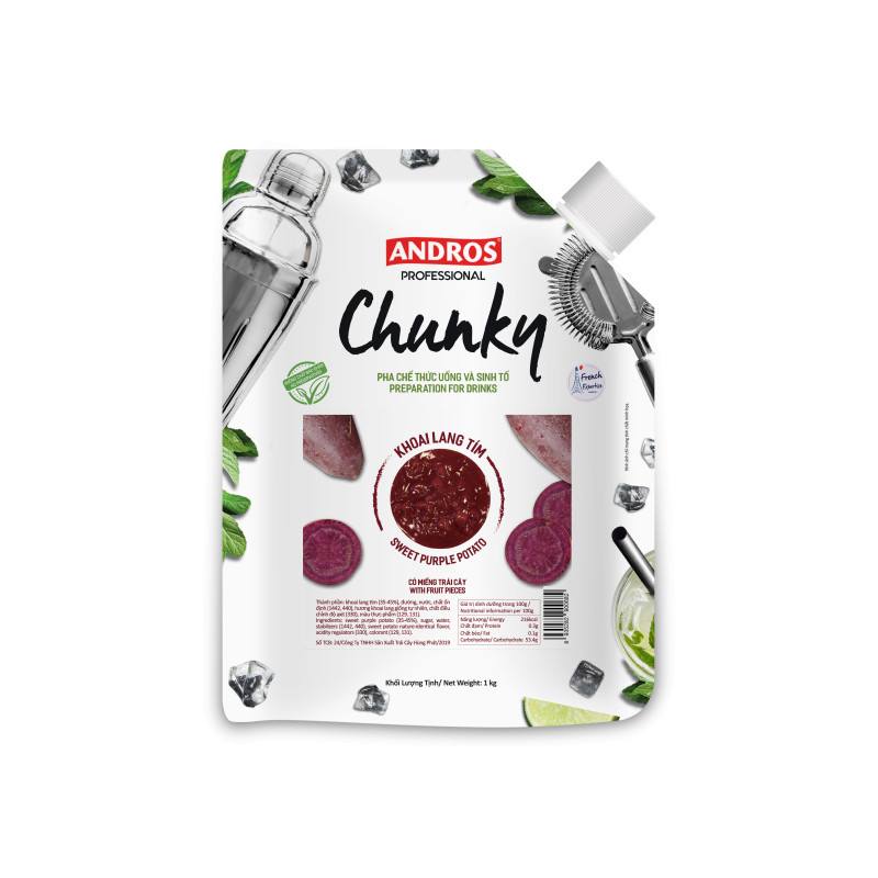 PUREE CHUNKY DOYPACK SWEET PURPLE POTATO