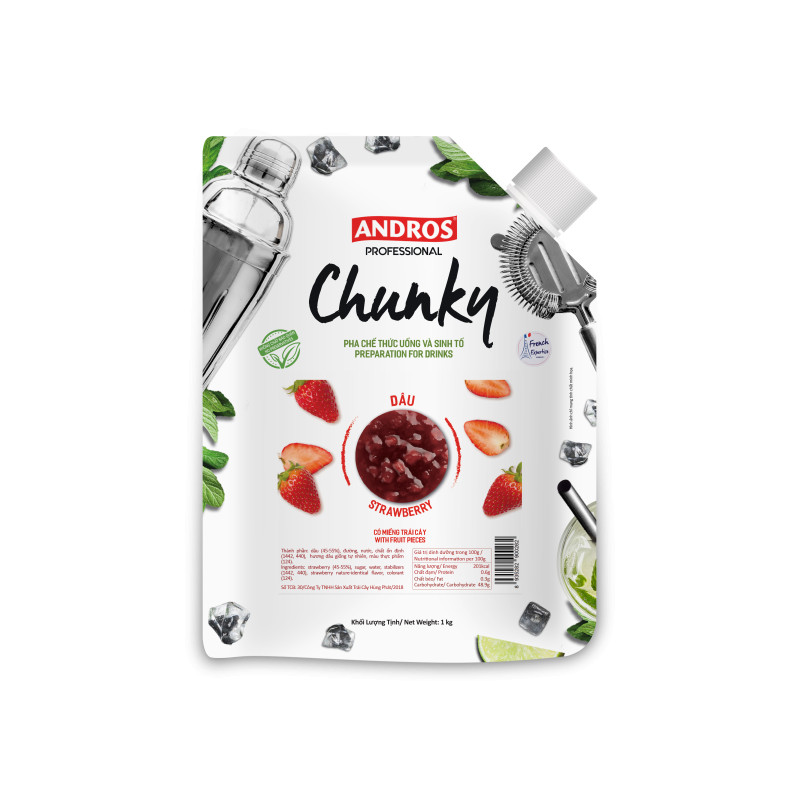 PUREE CHUNKY DOYPACK STRAWBERRY