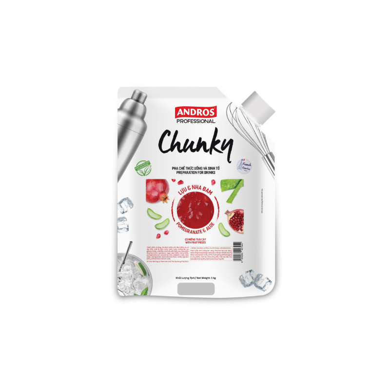 PUREE CHUNKY DOYPACK POMEGRANATE & ALOE