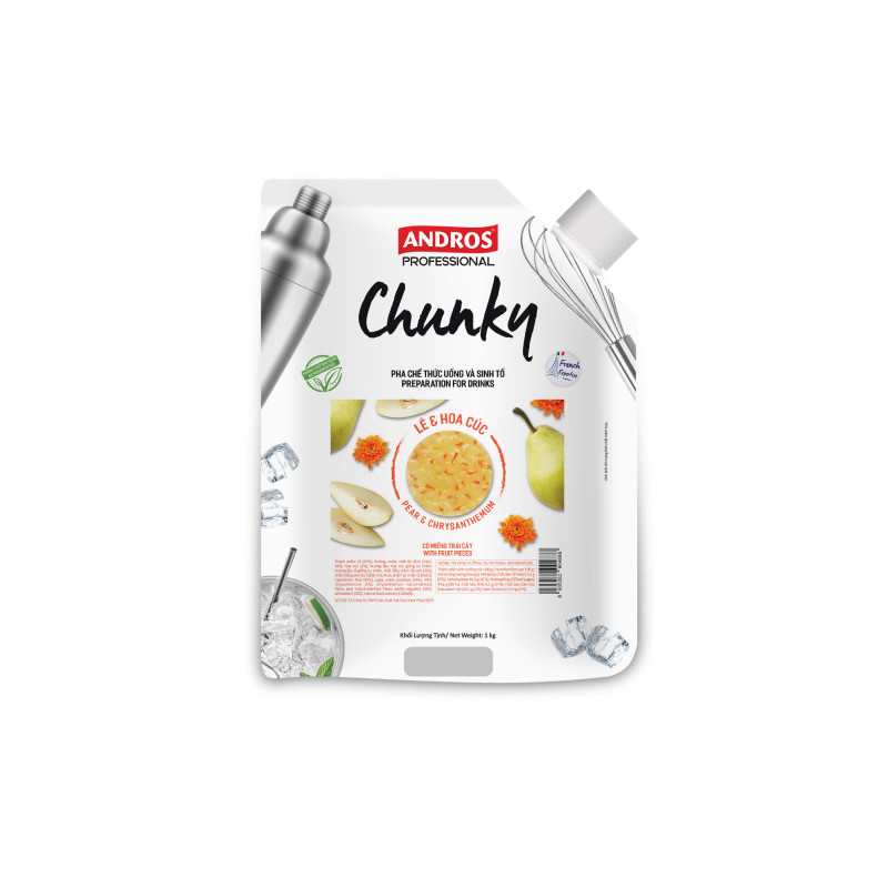 PUREE CHUNKY DOYPACK PEAR & CHRYSANTHEMUM