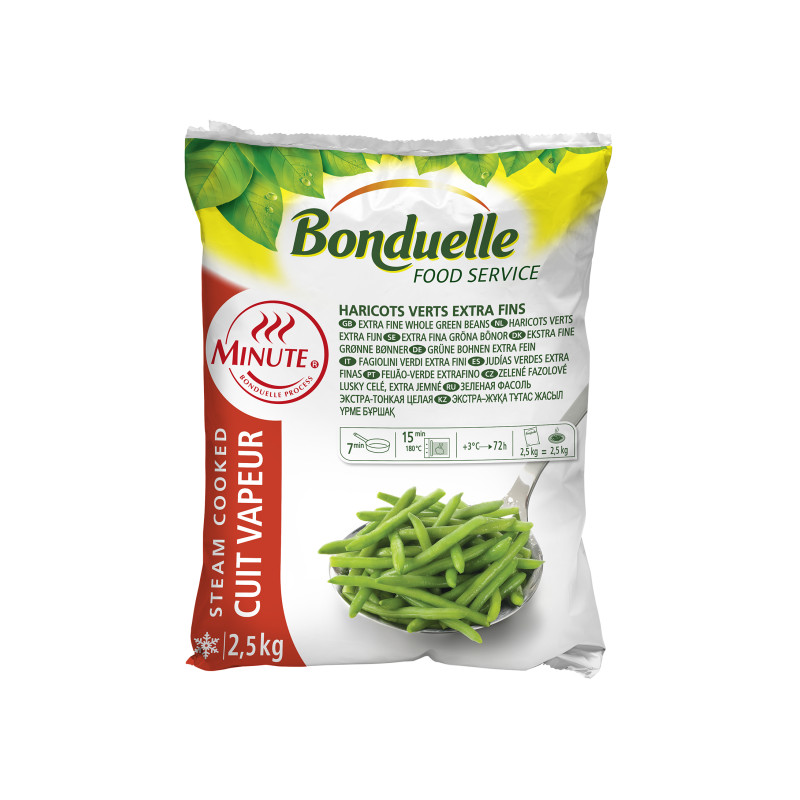 BONDUELLE FROZEN VEGE EXTRA FINE (FRENCH) BEANS 2.5KG