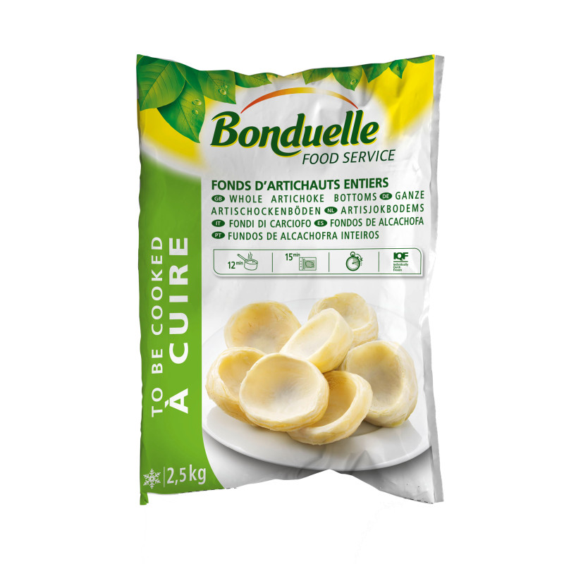 BONDUELLE FROZEN VEGE ARTICHOKES BOTTOM 2.5KG