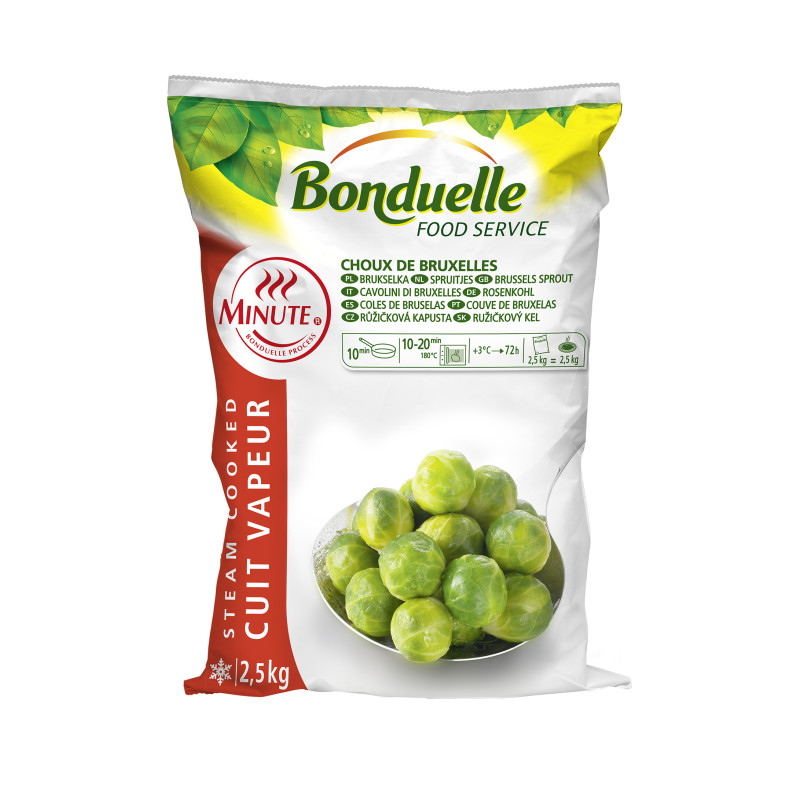 BONDUELLE FROZEN VEGE BRUSSEL SPROUTS 2.5KG