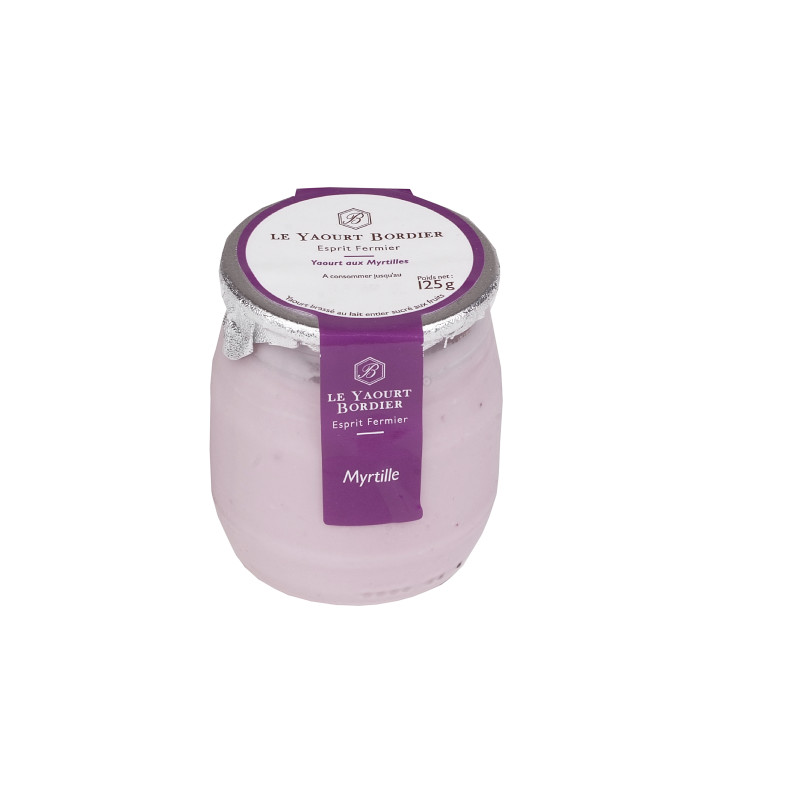 BORDIER - YOGURT 125G X 6 - BLUEBERRY (87837) (YOG054)