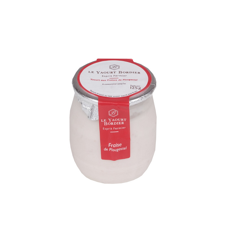 BORDIER - YOGURT 125G X 6 - STRAWBERRY (87835) (YOGY046)