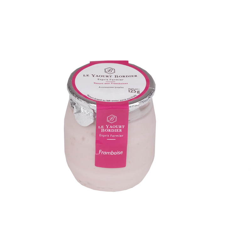 BORDIER - YOGURT 125G X 6 - RASPBERRY (87836) (YOG053)