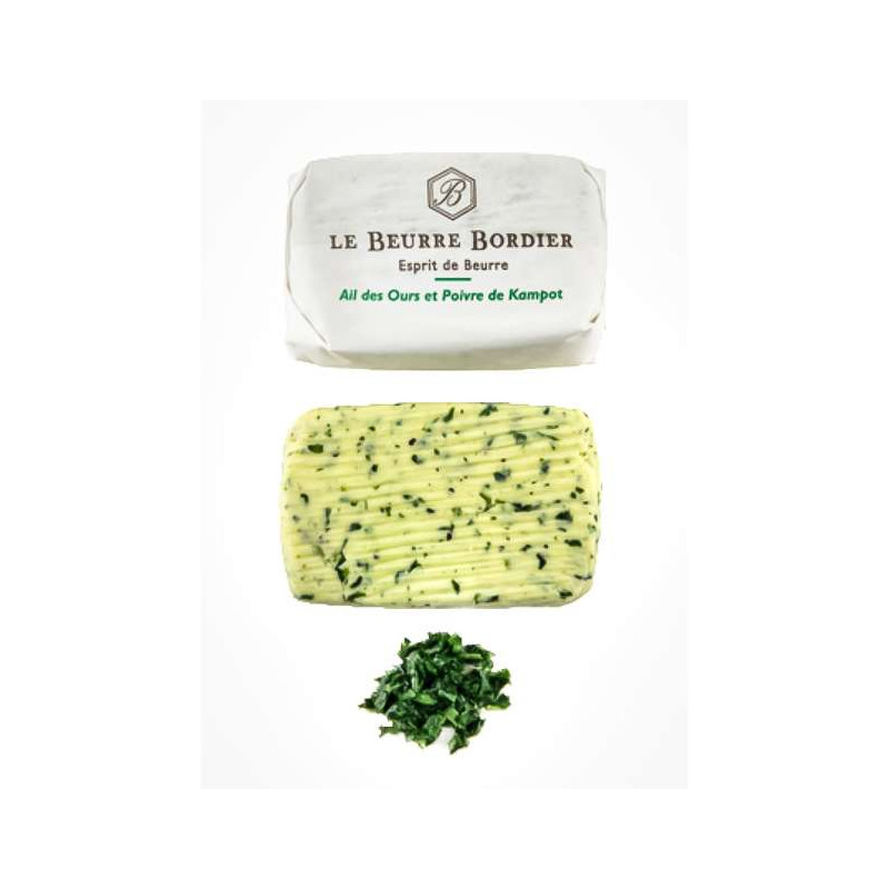 BORDIER - BUTTER 125GM - WILD GARLIC (88924)