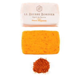 BORDIER - BUTTER 250GM - ESPELLETE PEPPER