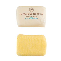 BORDIER - BUTTER 250GM - UNSALTED (88262) (BUT050)