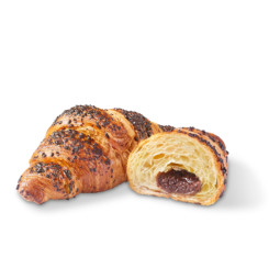 BRIDOR CROISSANT COCOA & HAZELNUT FILLED 90GM X 40