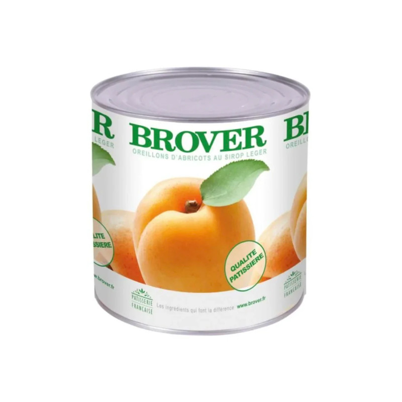 BROVER - CANNED FRUIT - APRICOT HALVED (PEELED (PRESTIGE) 820ML X 6 (00710.01) (B:9007)