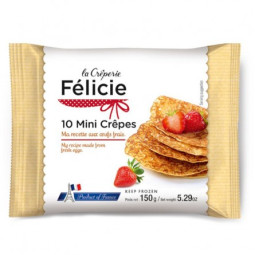 LE MONDE - FROZEN CREPE MINI VANILLA (15GM) (10PCS/PKT) X 12 (5002) (B:2894)