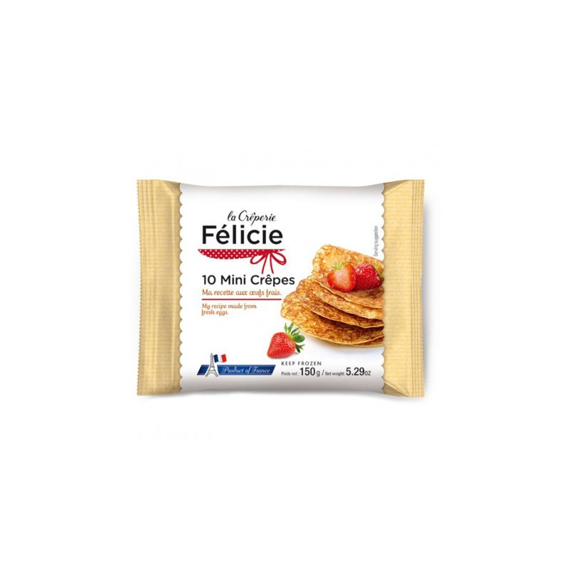 LE MONDE - FROZEN CREPE MINI VANILLA (15GM) (10PCS/PKT) X 12 (5002) (B:2894)