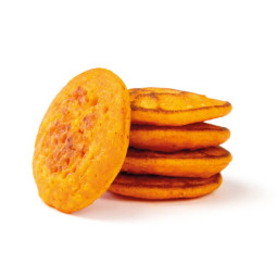 LE MONDE - FROZEN BLINIS 4.5CM (5GM) (120PCS X 2BAG/CTN) - RED PEPPER & PIQUILLO PEPPER COCKTAIL (7022) (B:3334)