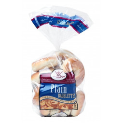 WESTERN  BAGEL - MINI BAGELETTES PLAIN - (12 PC/PKT) 510GM X 10 (51301) (B:6707)