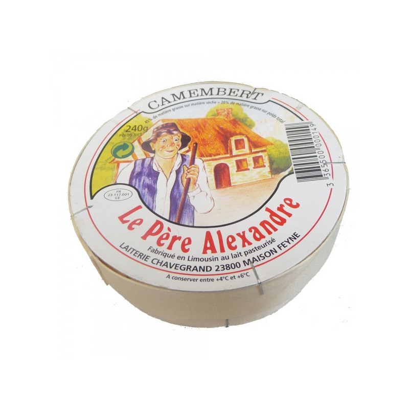 CHAVEGRAND - CHEESE (C) - LE PERE ALEXANDRE CAMEMBERT - 240GM X 30 (1A00930) (B:0149)