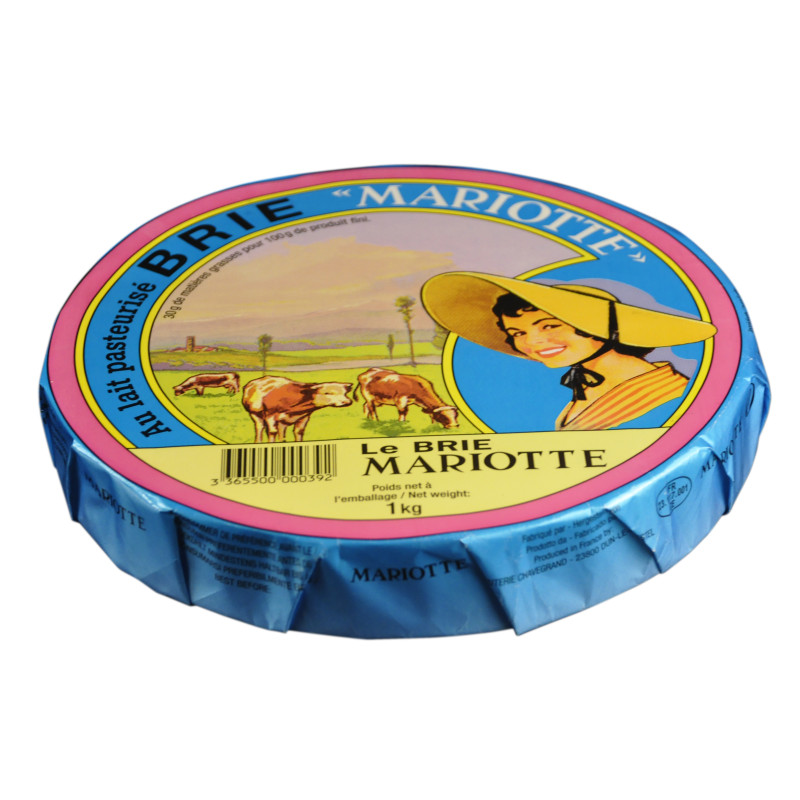 CHAVEGRAND - CHEESE (C) - MARIOTTE BRIE - 1KG X 2 (1B00602) (B:0392)