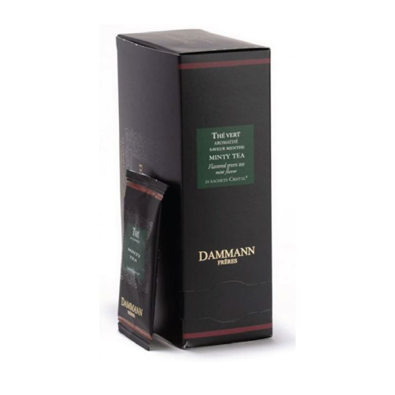 DAMMANN - TEABAG 2G X 24 SAC/BOX - (4 BOX/CASE) - CRISTAL - MINTEA TEA  (4690)