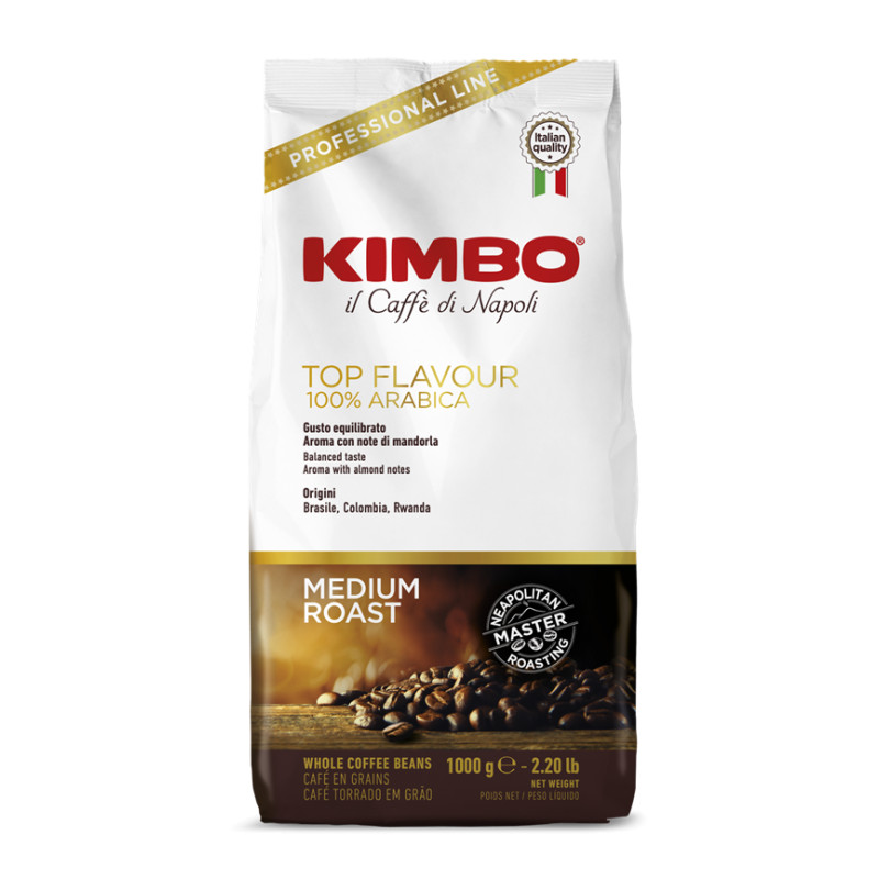 KIMBO - COFFEE BEAN - 1KG X 6 - TOP FLAVOUR (012198) (B: 0069)