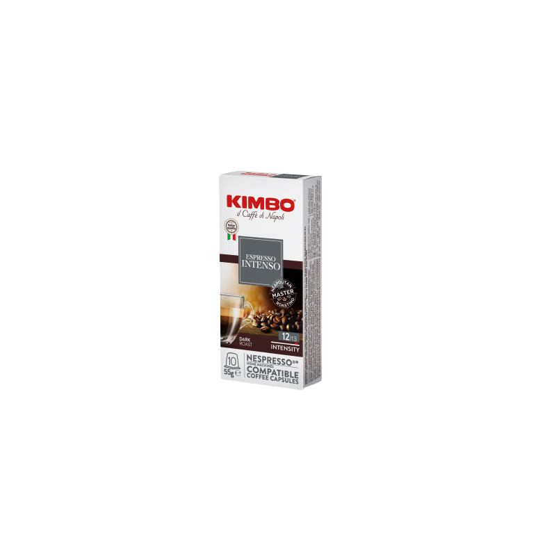KIMBO - COFFEE CAPSULE - NES COMP - 10 CAP x 10 PKT - ESPR INTENSO (012203) (B:5177)