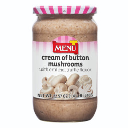 MENU - CREAM - WHITE MUSHROOM CREAM OF TRUFFLE (CREMA DI FUNGHI ) - 640GM X 6 (EXH07) (B:5395)