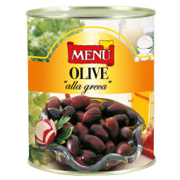 MENU - OLIVE - GREEK STYLE KALAMATA WITH SEED - 830GM X 6 (U51X) (B:3548)