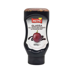 MENU - BALSAMIC VINEGAR - GLAZE (GLASSA ALL'"ACETO BALSAMICO DI MODENA) - 600GM X 6/3 (D20) (B:4369)