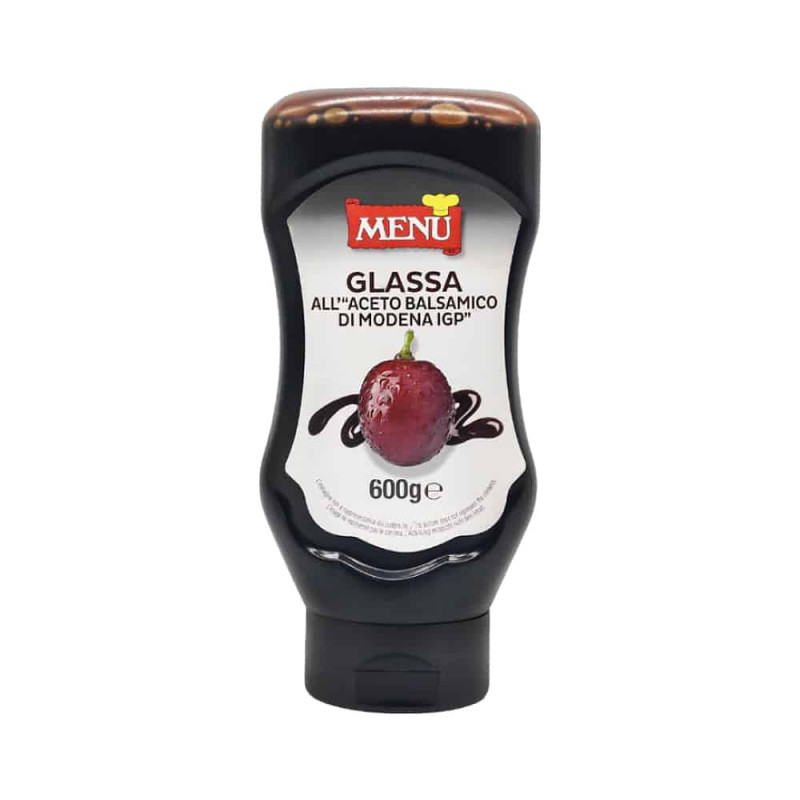 MENU - BALSAMIC VINEGAR - GLAZE (GLASSA ALL'"ACETO BALSAMICO DI MODENA) - 600GM X 6/3 (D20) (B:4369)