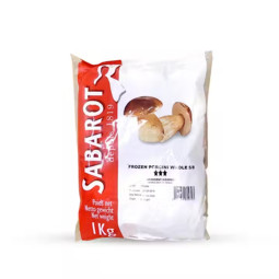 SABAROT - FROZEN MUSHROOM - 1KG X 5 - WHOLE CEPES 4/6 (PF03454) (B:4303)