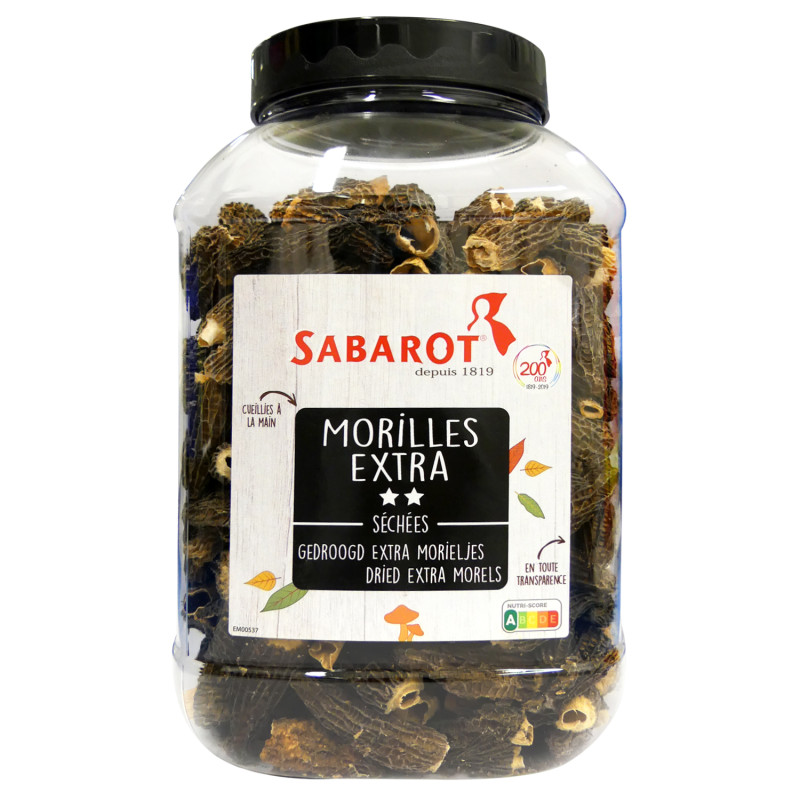 SABAROT - DRY MUSHROOM - 500G X 6 - MORELS (PF03480) (B:0525)