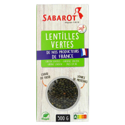 SABAROT - PULSE - GREEN LENTILS - 500GM X 10/12 (PF04164) (B:5301)