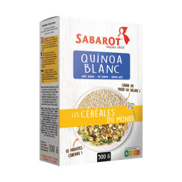 SABAROT - PULSE - WHITE QUINOA - 500GM X 8/12 (PF03465) (B:6913)