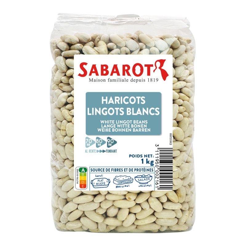 SABAROT - BEAN - WHITE KIDNEY - 1KG X 10 (PF03867) (B:2161)