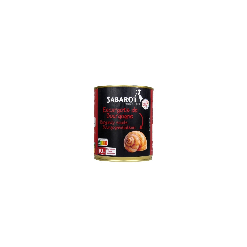 SABAROT - CANNED ESCARGOT - BOURGOGNE (VL) 8DOZ - 800GM X 6 (PF04138) (B:0006)