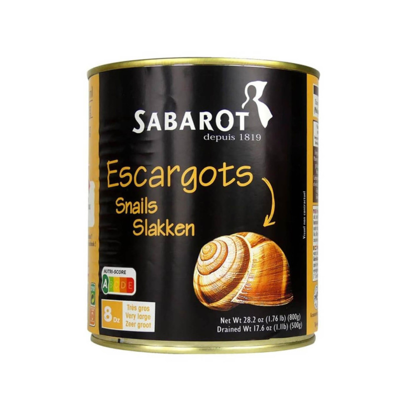 SABAROT - CANNED ESCARGOT - HELIX (VL) 8DOZ - 800GM X 6 (PF04279) (B:4604)