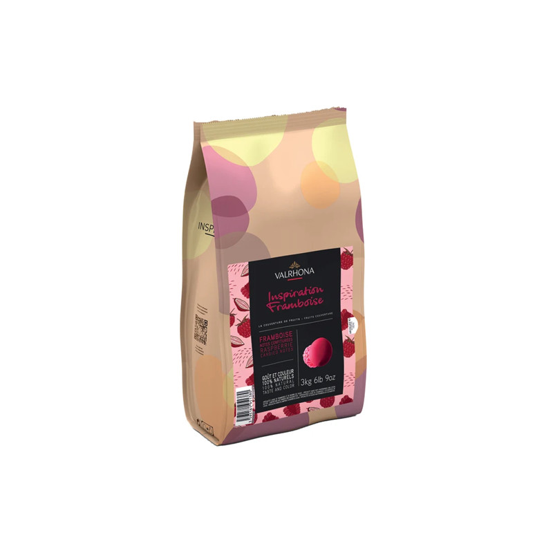VALRHONA DROPS INSPIRATION FRAMBOISE (RASPBERRY) 3KG