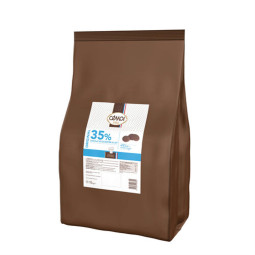 CEMOI - COUVERTURE - MILK CHOC BUTTONS (35%) 10KG X 1 (26600 26609) (B:7709)