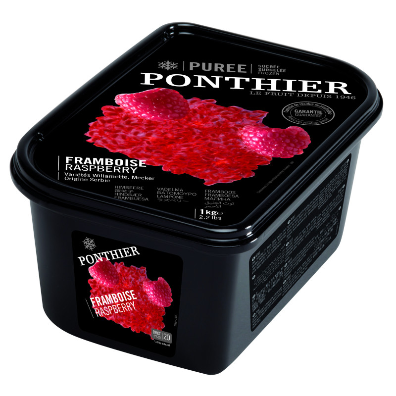 FROZEN PUREE 1KG X 6 - RASPBERRY - S10%