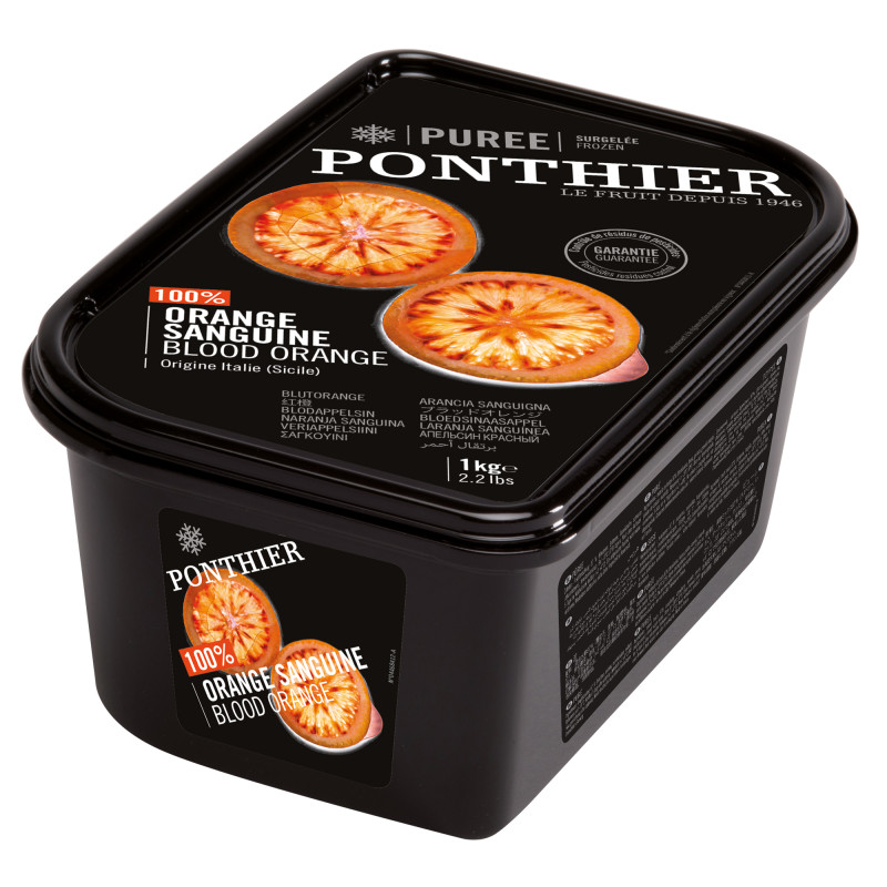 FROZEN PUREE 1KG X 6 - BLOOD ORANGE - S0%