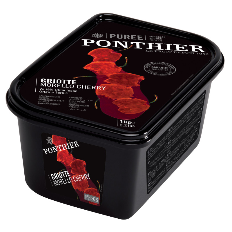 FROZEN PUREE 1KG X 6 - MORELLO CHERRY - S10%