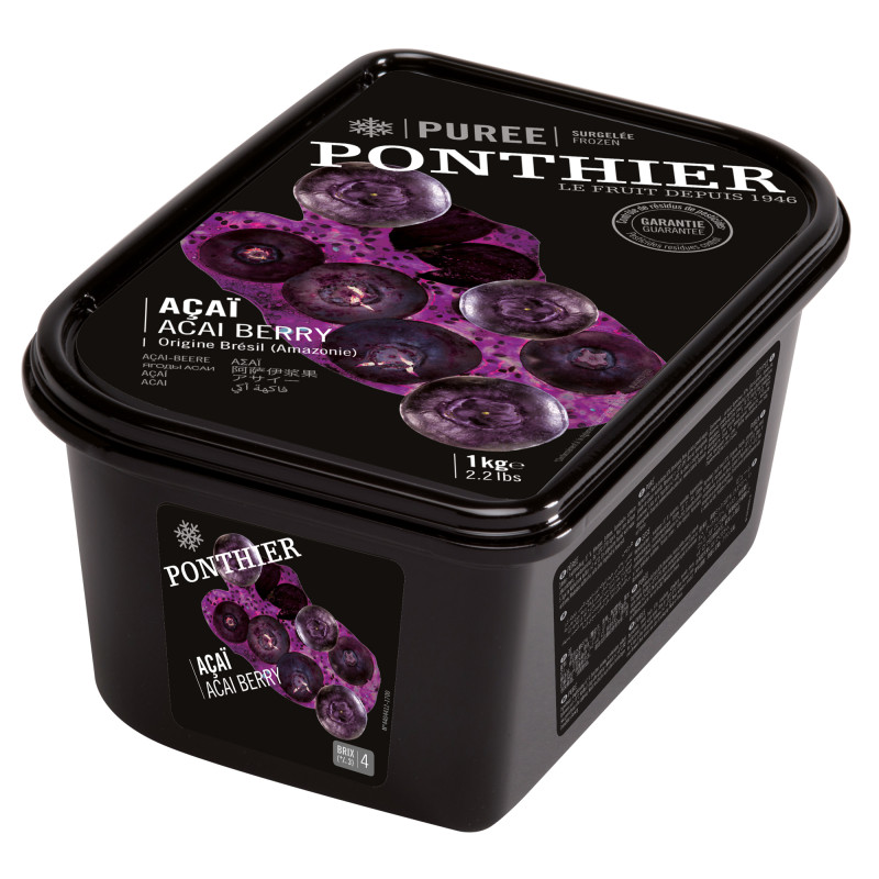 FROZEN PUREE 1KG X 6 - ACAI - S0%