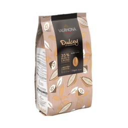 VALRHONA BLONDE DULCEY (35%) FEVES COUVERTURE